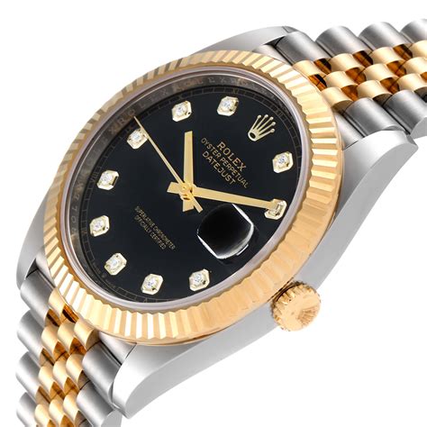 rolex datejust 41 yellow gold.